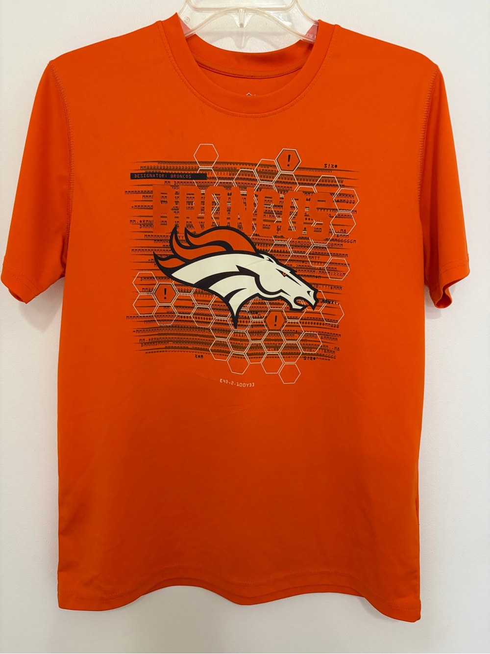 NFL Denver Broncos Orange Short Sleeve Graphic Tee